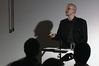 Jochen Lingnau beim Vortrag Was ist Mediendesign?, bildo Akadmie, 1992 