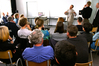 bildo opendoorday95: Claudius Lazzeroni stellt seine Arbeit als Mediendesigner in der Firma Pixelpark GmbH Berlin vor.