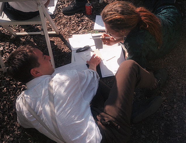 Galerie Bild 7 &mdash; Wahrnehmungs-Workshop (mit Reinhart Büttner), 1991